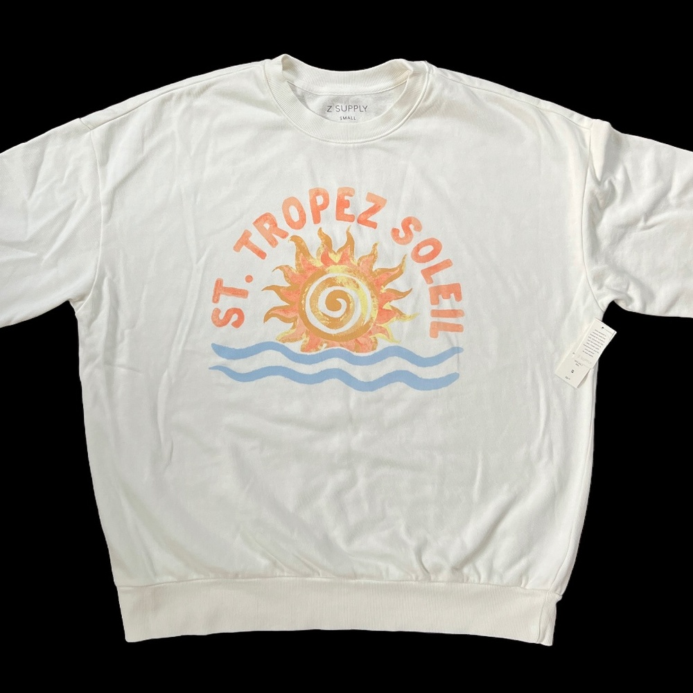 Z SUPPLY Oversized Light Sweatshirt